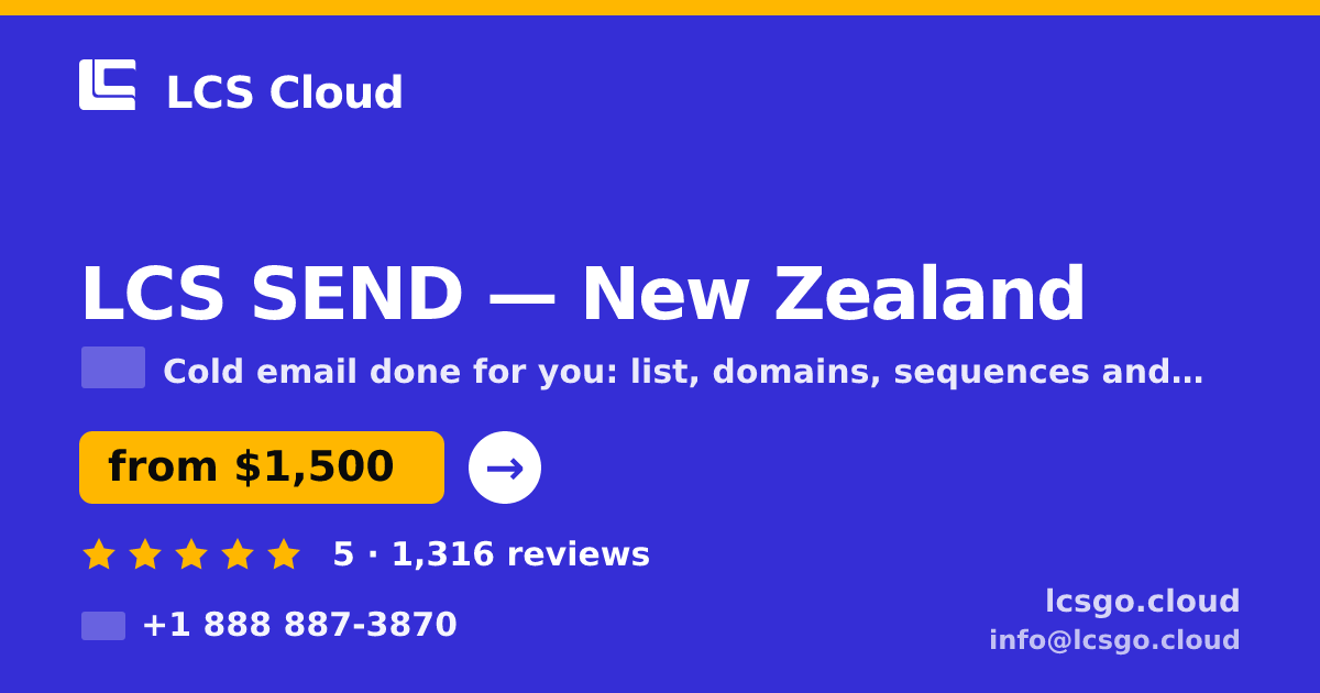 LCS SEND in Auckland — from $1,800/mo, rated 4.6/5 by 901 clients. LCS Cloud.