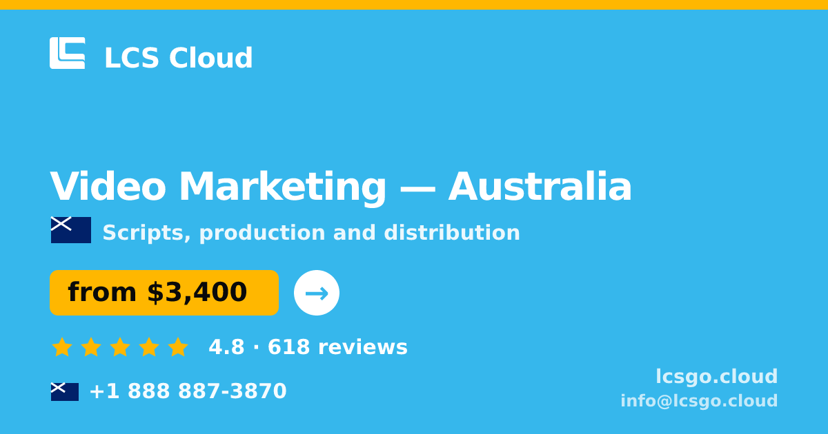 Video Marketing in Perth — from $3,700, rated 4.6/5 by 3169 clients. LCS Cloud.